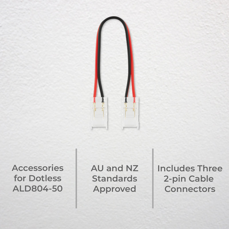 DETA 10cm Connectors for ALD804 Strip Light – 3 Pack