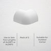 DETA Corner Profile Outward Joiners – 3 Pack