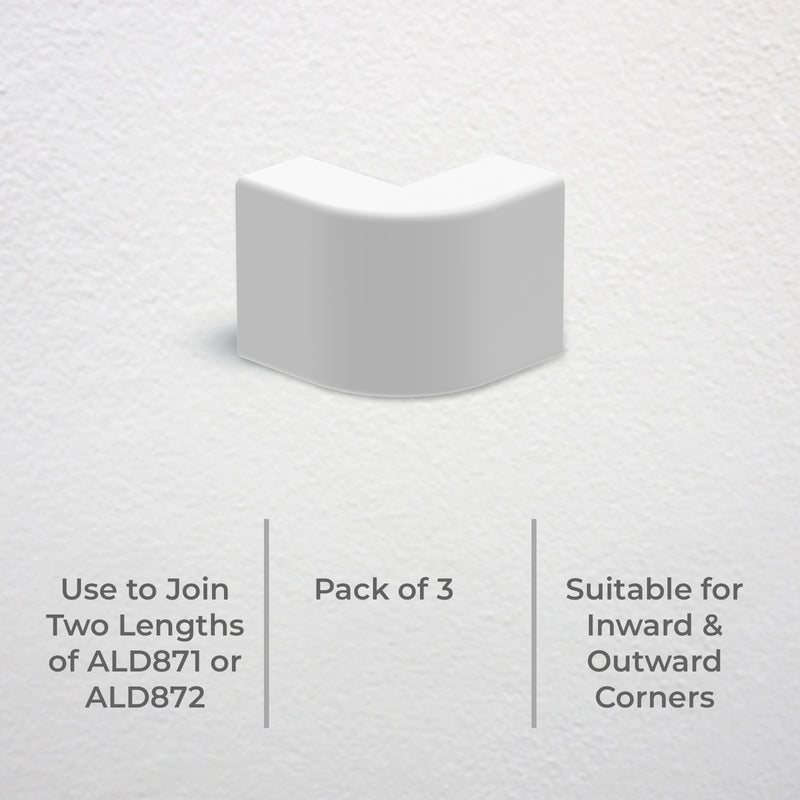 DETA Slim Profile Inward/Outward Joiners – 3 Pack