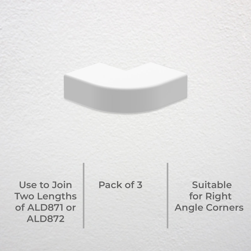 DETA Slim Profile Flat Joiners – 3 Pack