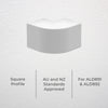 DETA Square Profile Corner  Joiners – 3 Pack