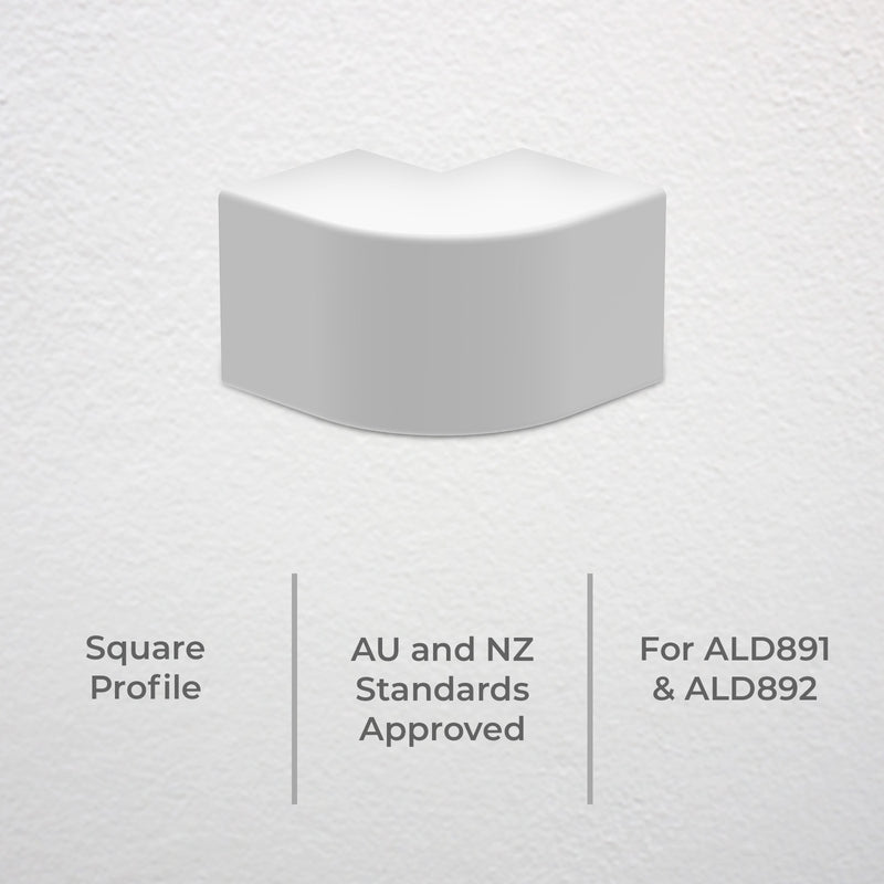 DETA Square Profile Corner  Joiners – 3 Pack