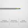 DETA Grey 20m 0.75mm² 3-Core Cable