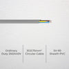 DETA Grey 5m 0.75mm² 3-Core Cable