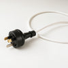 DETA White 5m 1mm² 3-Core Cable