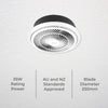 DETA 250mm High Capacity Exhaust Fan