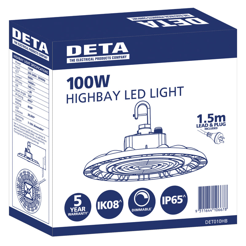 DETA 100W Highbay Light