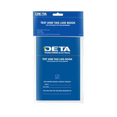 DETA Test And Tag Appliance Log Book