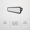 DETA 30W LED Black Finish Slim Profile Security Floodlight
