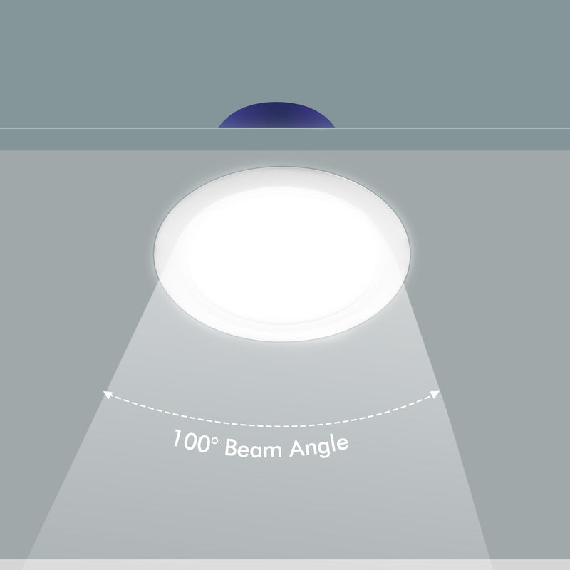 DETA 7W Tri-Colour Dimmable LED Downlight - 10 pack
