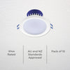 DETA 9W Tri-Colour Dimmable LED Downlight - 10 pack