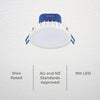DETA 9W Tri-Colour Dimmable LED Downlight - Single Pack
