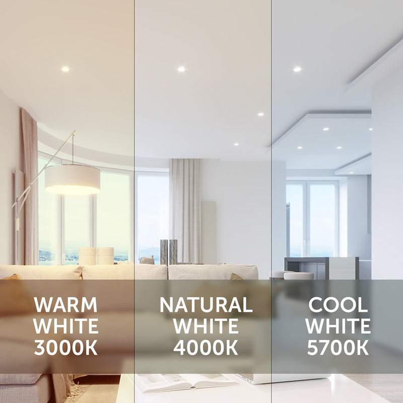 DETA 9W Tri-Colour Dimmable LED Downlight - Single Pack