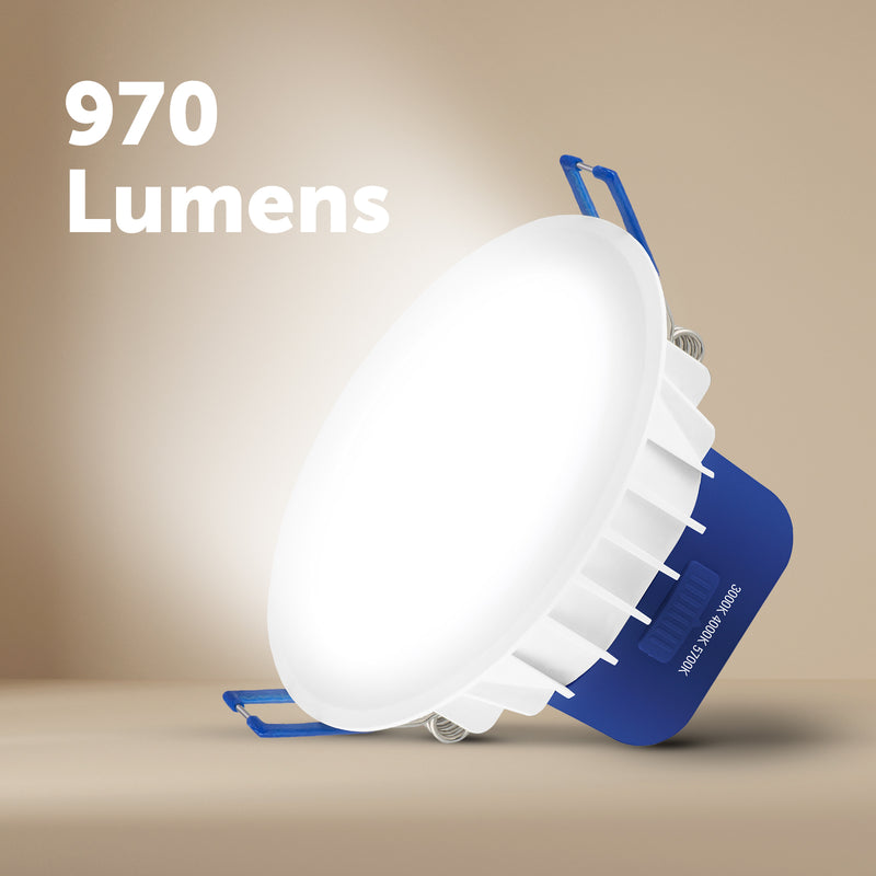 DETA 9W Tri-Colour Dimmable LED Downlight - Single Pack