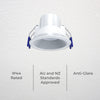 DETA 6W White Tri-Colour Dimmable Anti-Glare LED Downlight