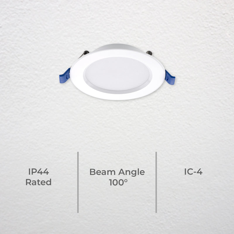 DETA X8 70mm Metal MultiPower Tri-Colour Dimmable LED Downlight