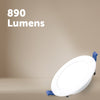 DETA X8 92mm Metal MultiPower Tri-Colour Dimmable LED Downlight