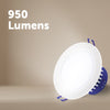 DETA 92mm Multi-Power Tri-Colour Non-Dimmable PIR Sensor LED Downlight