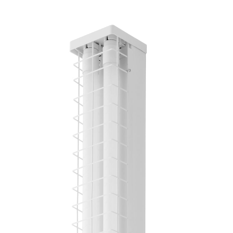 DETA 1.2m 36W Twin Hardwired Wire Cage LED Batten