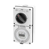 DETA 10A Industrial 3 Pin Flat Switched Outlet