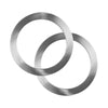 DETA 110mm Brushed Nickel Finish Twist On Frames - 2 Pack