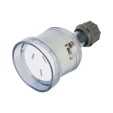 DETA 15A Clear Extension Socket