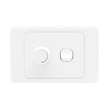 DETA 1 Gang Wall Switch with Universal 200W Electronic Dimmer