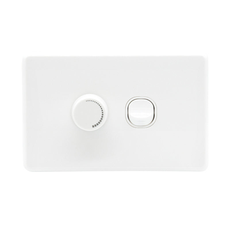 DETA 200W Universal Electronic Dimmer with X6 Series Wall Switch