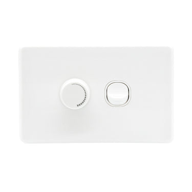 DETA 200W Universal Electronic Dimmer with X6 Series Wall Switch