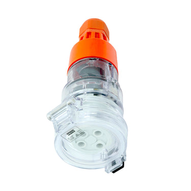 DETA 20A Industrial 4 Pin Round Straight Socket
