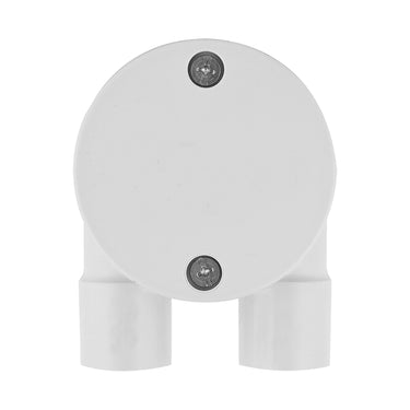 DETA 20mm 2-Way U-Shape Conduit Junction Box