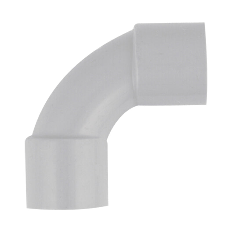 DETA 20mm Grey Conduit Elbow Bend - Single Pack