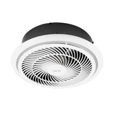 Powerful 250mm ventilation fan by DETA for home or commercial use