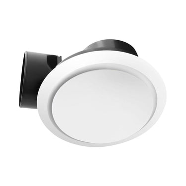 DETA Ceiling-mounted 250mm side duct exhaust fan for bathroom
