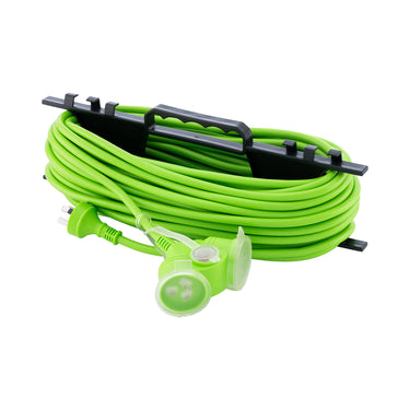 DETA 25m 2 Tuff Heavy Duty Garden Extension lead with carry reel