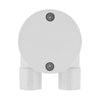 DETA 25mm 2-Way U-Shape Conduit Junction Box