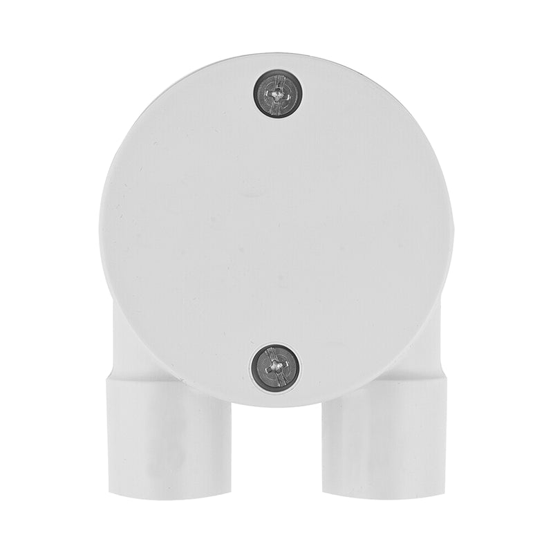 DETA 25mm 2-Way U-Shape Conduit Junction Box
