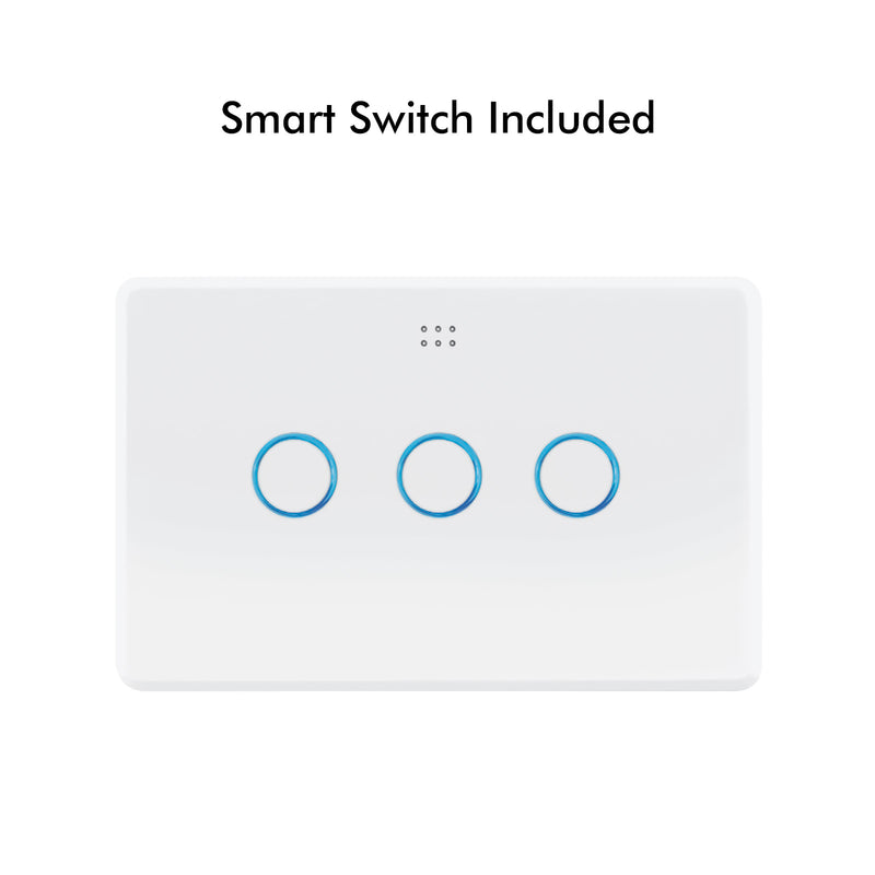 DETA 3-In-1 Bathroom Solution with Smart Grid Connect Triple Switch