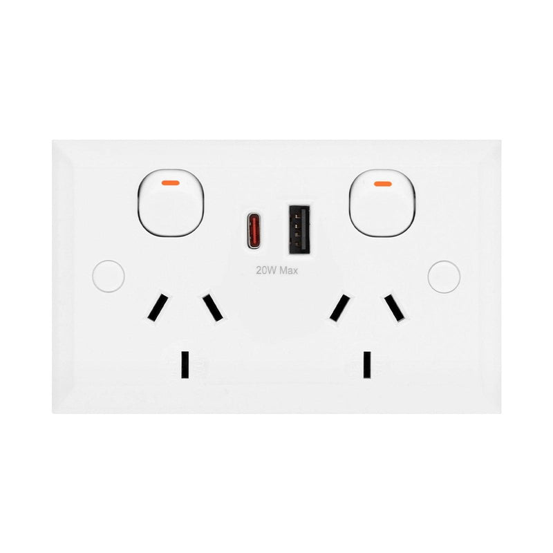 DETA 3000 Double PowerPoint  with USB A+C