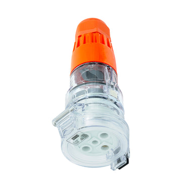 DETA 32A Industrial 5 Pin Round Straight Socket