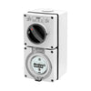 DETA 32A Industrial 5 Pin Round Switched Outlet