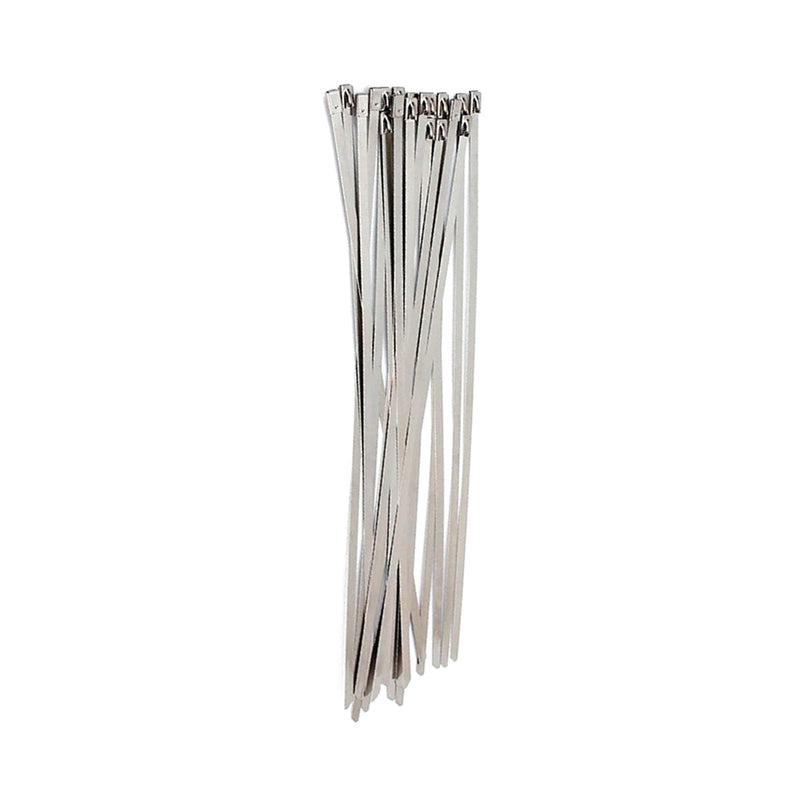DETA 4.6 x 250mm 316 Grade Stainless Steel Cable Ties - 10 Pack