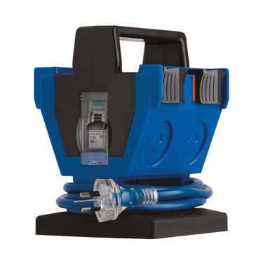 DETA 4 Outlet Heavy Duty Power Block with USB