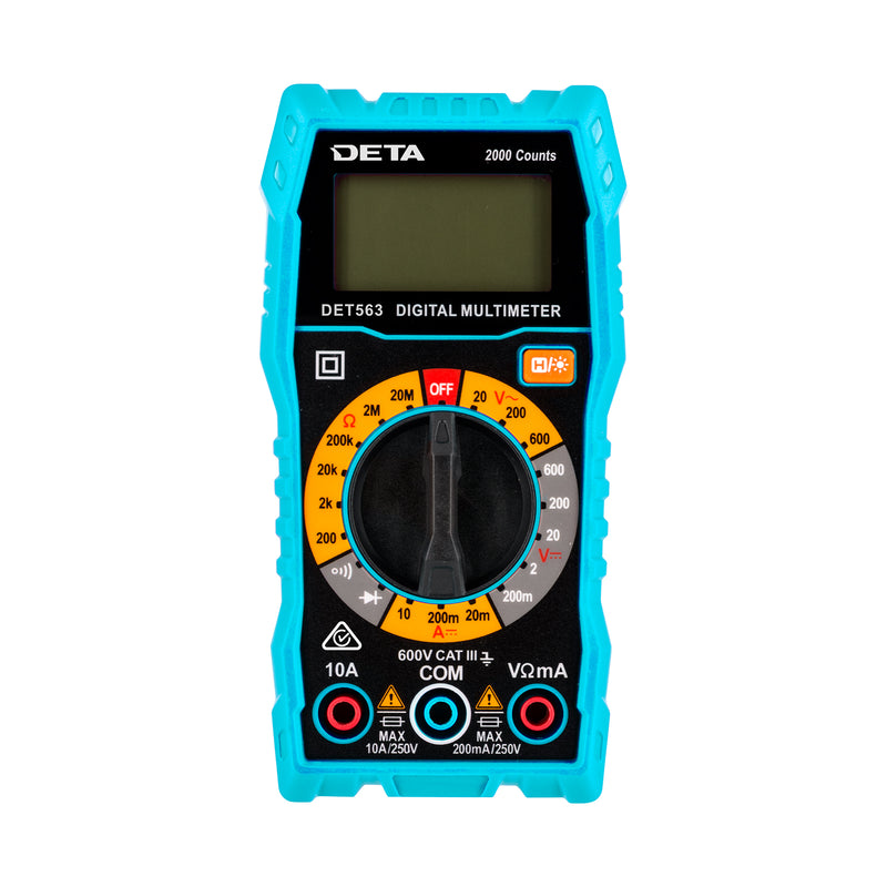 DETA 600V Compact Digital Multimeter