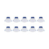 DETA 7W Tri-Colour Dimmable LED Downlight - 10 pack