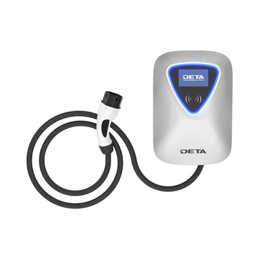 Smart grid connect 7kW EV wall charger with 1 phase power by DETA