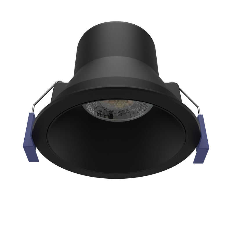 DETA 8W Black Tri-Colour Dimmable Anti-Glare LED Downlight