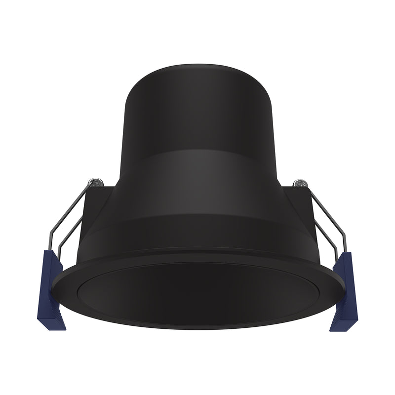 DETA 8W Black Tri-Colour Dimmable Anti-Glare LED Downlight
