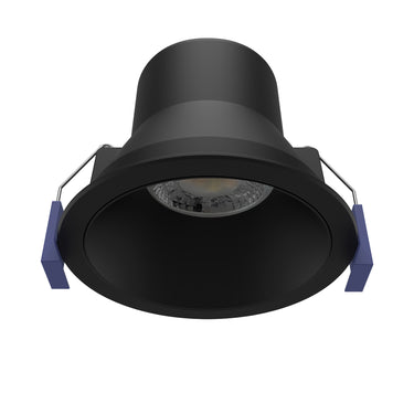 DETA 8W Black Tri-Colour Dimmable Anti-Glare LED Downlight