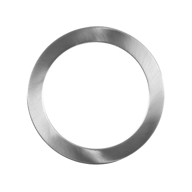 DETA 90mm Brushed Nickel Finish Twist On Frames - 2 Pack